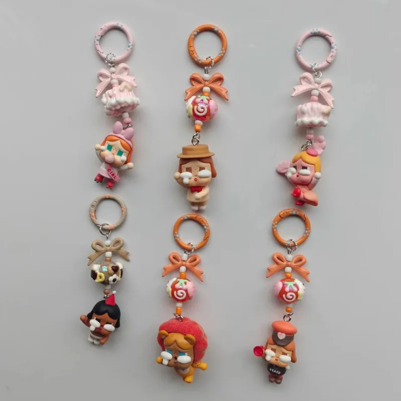 

kawaii Crybaby Cruising series particles Bow keychain Three- dimensional Doll bag cell phone charm key chain Women and Men gift