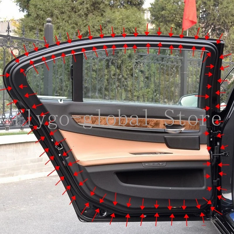 

4 двери в комплекте для оригинального автомобиля BMW серии 1- 3-5 X3X5X6, оригинальная уплотнительная лента, звукоизоляционная лента, водонепроницаемая лента для края двери