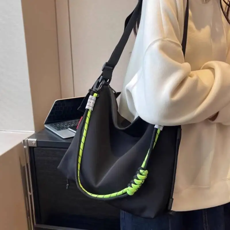 Japanese Y2k Aesthetic Casual Ins Crossbody Bag Women Trendy All Match Vintage Handbags High-Capacity Streetwear Shoulder Bags