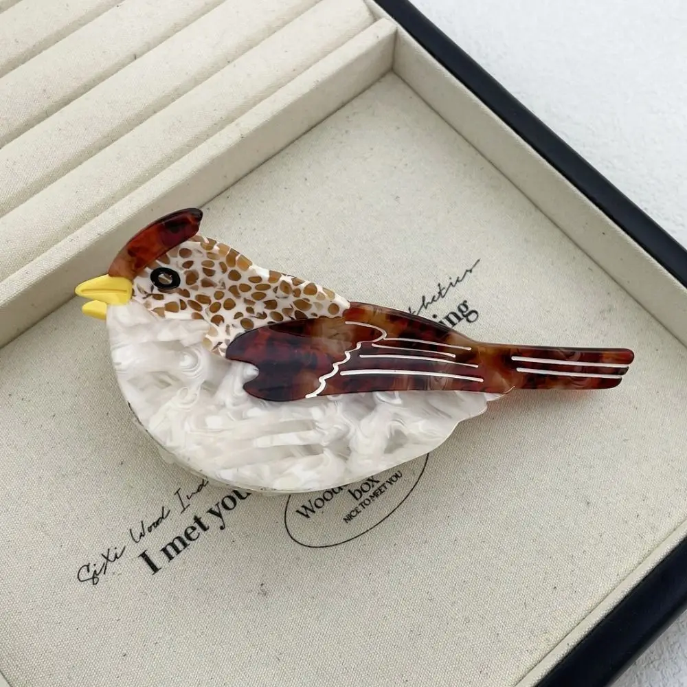 Cute Cartoon Animal Shark Clip Woodpecker Korean Style Acetic Acid Hair Claw Headwear Creative Swallow Bird Hair Claw Streetwear