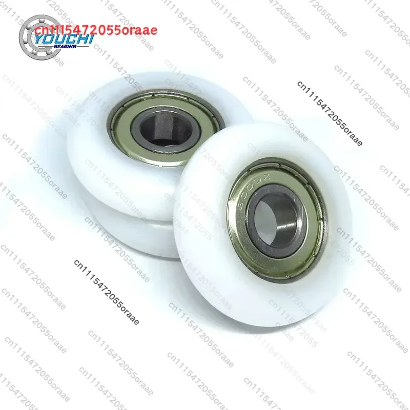 4pcs OD 40mm Rowing Machine Wheel 10x40x10 Mm BSR600040-10 POM Rower Seat Roller Plastic Bearing Pulley