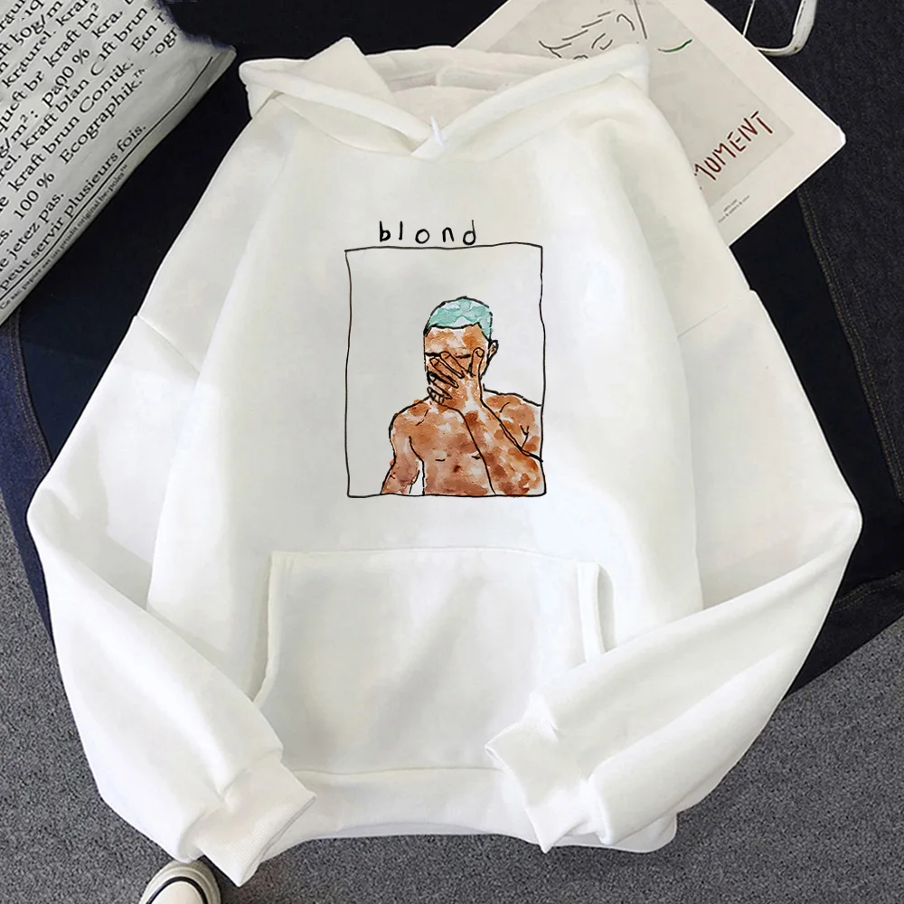 Frank O-ocean Blond Print Hoodie Anime Graphic Sweatshirt Men Handsome Hoody Oversized Streetwear Cothing Autumn Casual Pullover