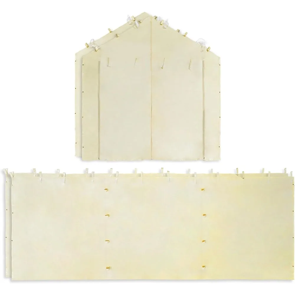 

Canopy Mega Domain Carport 4 Sidewalls, Tan (Sidewalls Only)