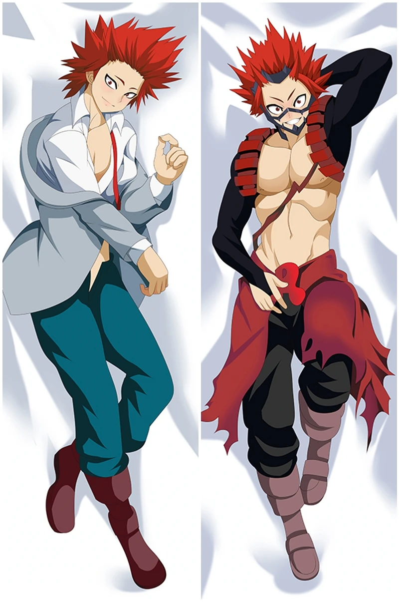 

Anime Kirishima Eijiro Cosplay Dakimakura Pillow Case Hugging Body Gift Prop