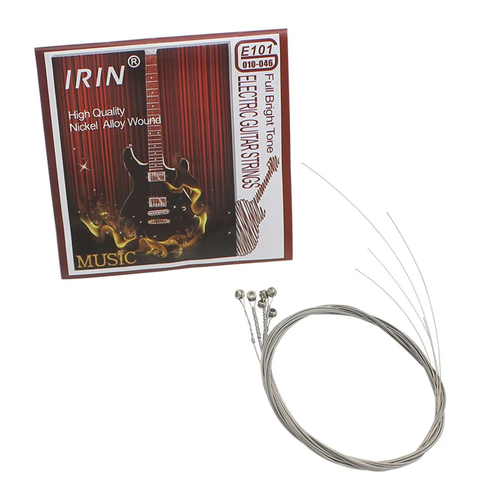 

Electric Guitar Strings Guitar Strings Guitar Strings IRIN E101 Metal Nickel Wound String Parts Rock High Quality