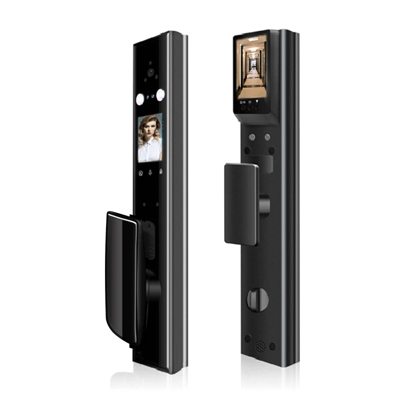 

Intelligent Lock for Apartment Face and Palm Vein Recognition Smart Door Lock With Camera Cat Eye Fingerprint Door Lock