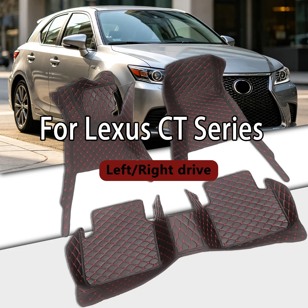 Car Floor Mats for Lexus CT 200h 2011 2012 2013 2014 2015-2017 Customauto Foot Pads Automobile Carpet Cover Interior Accessories