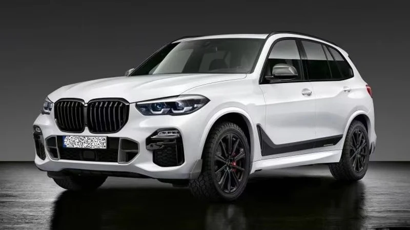 X5 G05 Body Kit Mp Style Carbon Fiber Front Bumper Winglet Splitter Diffuser Set for BMW X5 G05 M Sport 2019-21