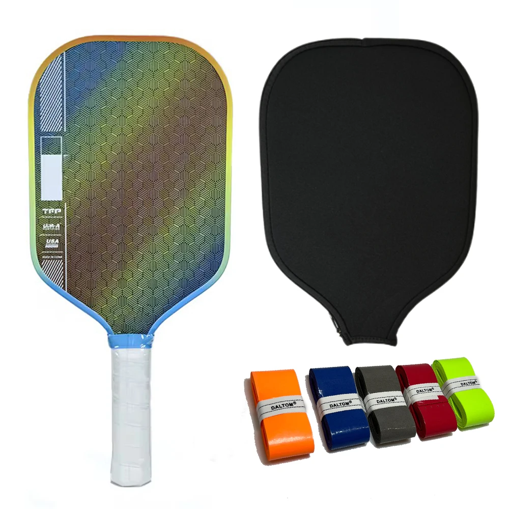 

Perseus Pro IV BEN JOHN 16 мм Pickleball Paddle Новый устойчивый к царапинам материал доски GEN4 Core Термоформованный Toray T700 Carbon