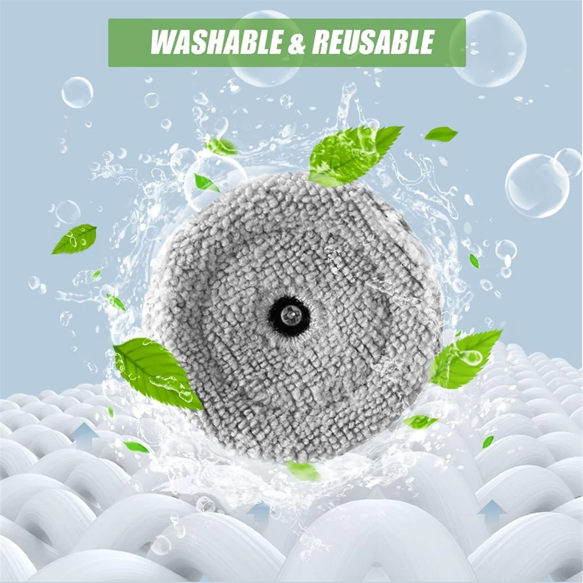 قطعة غيار لملابس ممسحة الحواف لملحقات وسادات الممسحة المصنوعة من الألياف الدقيقة S8 MaxV Ultra Robot