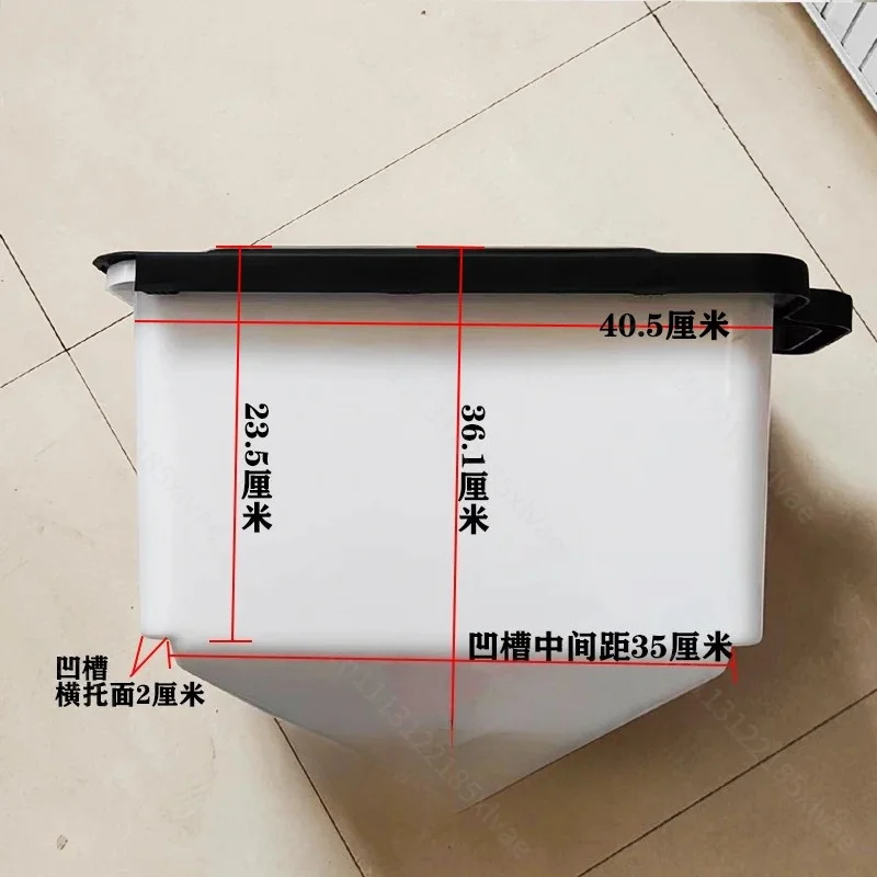 For Electric Automatic Seeding Fertilizer Spreader 40L Double Furrow Single Ridge Wheat Seeder for Agricultural Farm Using