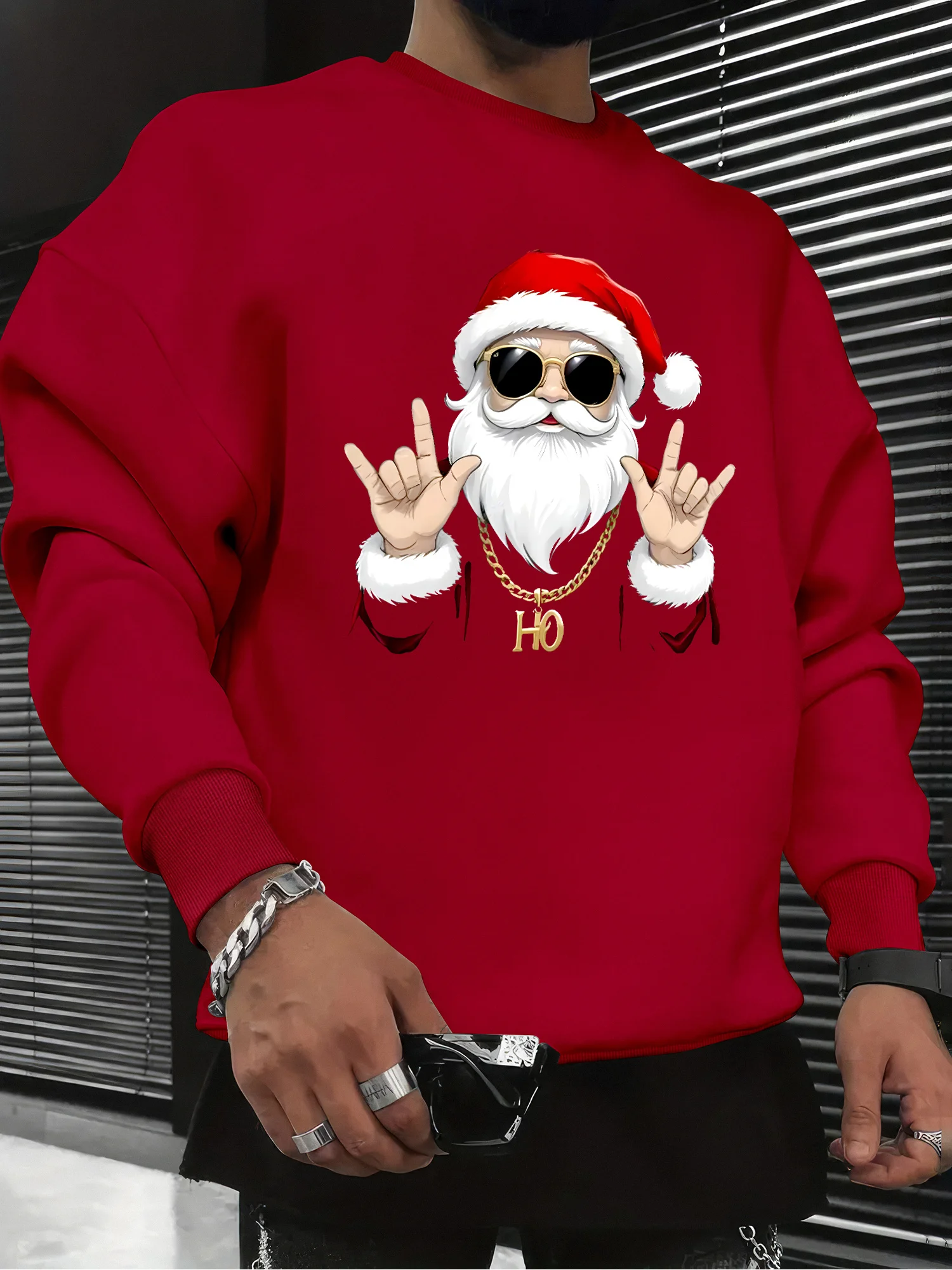 Mens Fashion Streetwear - 2026 Autumn-Winter Christmas Men's Hoodie with