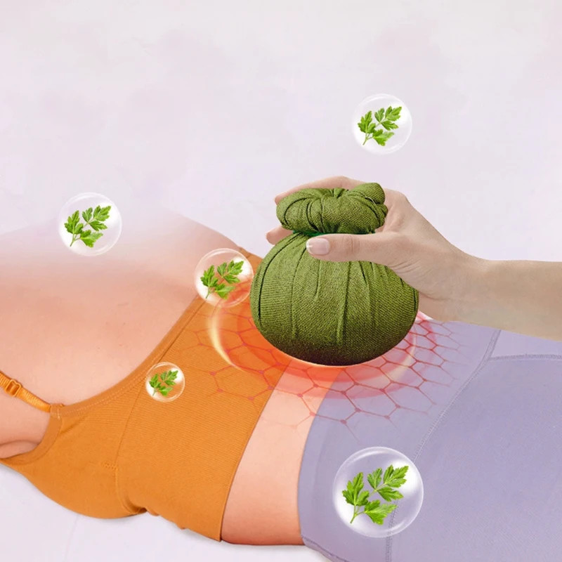 

1 шт., согревающие мешочки, массажные шарики, компрессионные шарики для ванны, китайские травяные мешки, спа-массажные мешочки, травяные массажные шарики