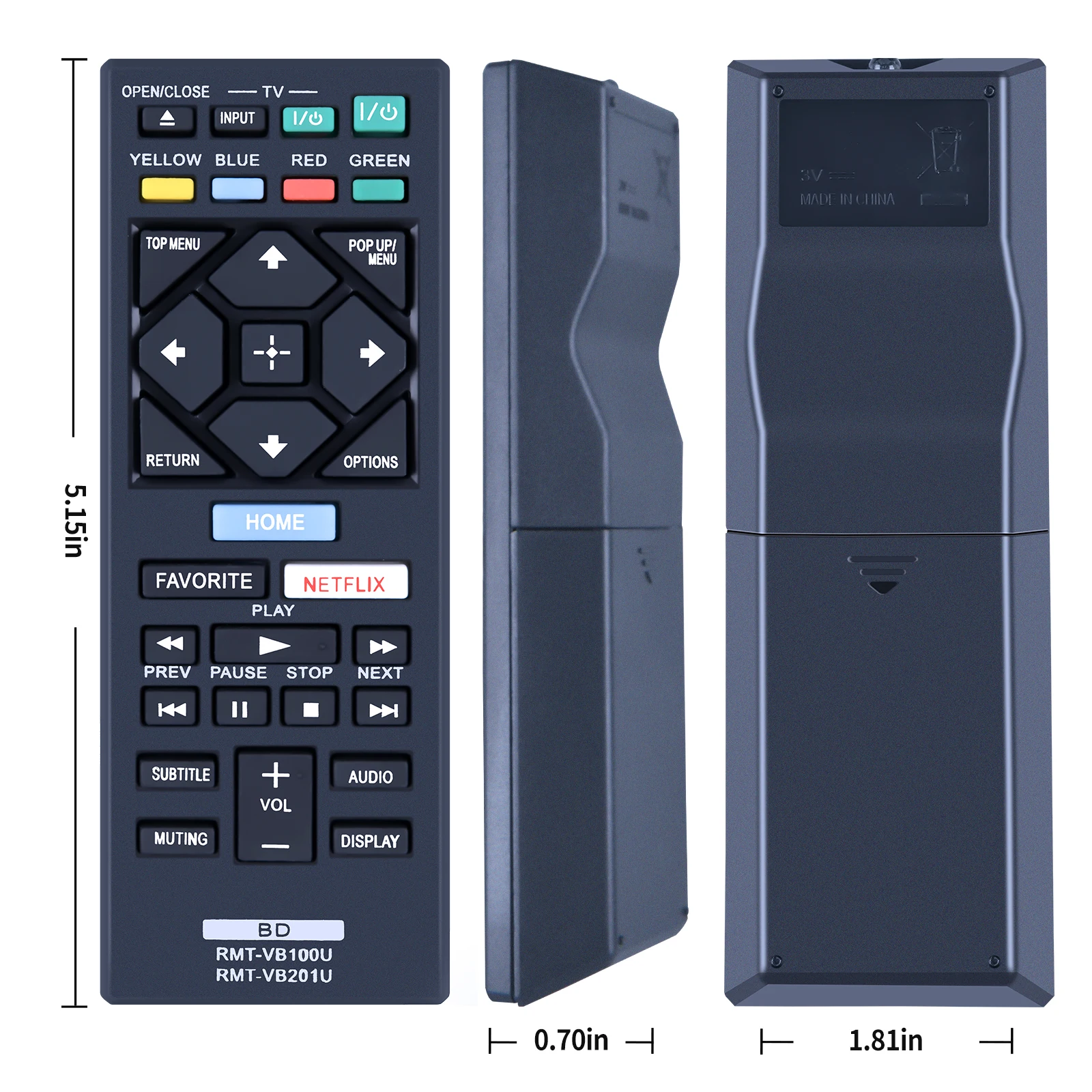 Pilot zdalnego sterowania RMT-VB100U DVD BDP-S1500 S3500 zastosowanie do pilota odtwarzacza DVD Blu-ray Sony