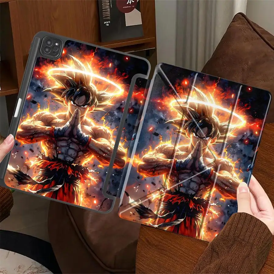 

Чехол-подставка D-ragonS BallS Anime для планшетов iPad Pro 2025, Pro 11-го, 10-го, 9-го, 8-го, 7-го поколений, 12.9 дюймов, Mini 6, 7, Air 4, 5, M3, M2, 1, 2, M4