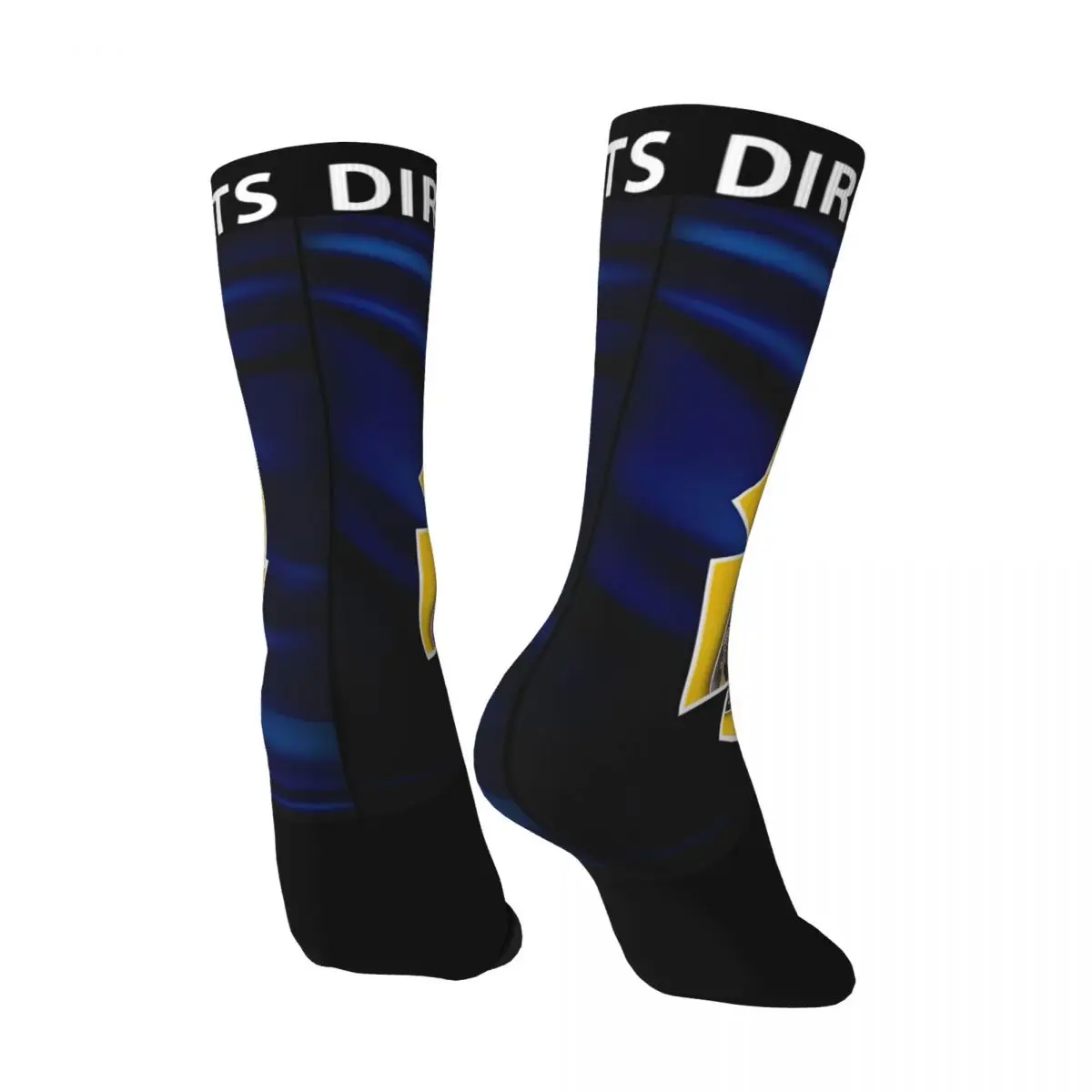 Hip Hop Vintage Adorable Crazy Men's compression Socks Unisex Dire Straits Street Style Pattern Printed Funny Novelty Happy Crew