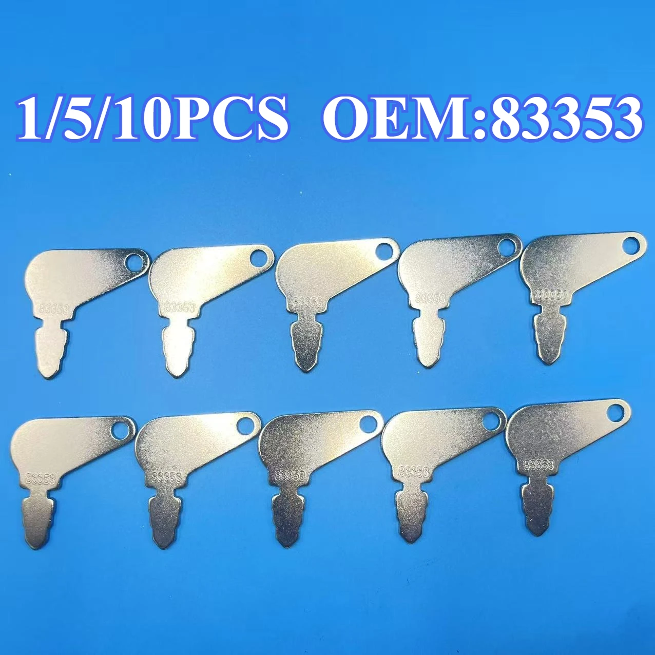1/5/10PCS Key for Kubota Construction Ignition/Heavy Equipment KeyS Set  83353