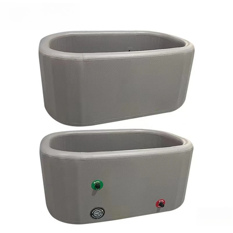 

PVC brushed pool ice tub inflatable spa cold therapy fitness bath
