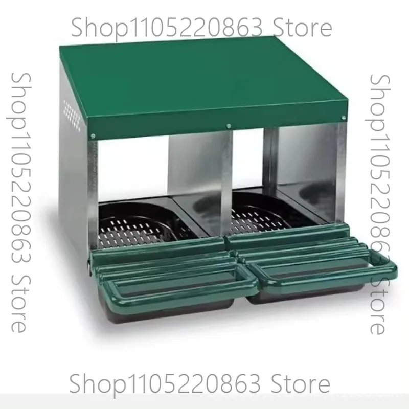 Chicken egg laying galvanized egg laying box can be hung flat 34 holes easy to assemble