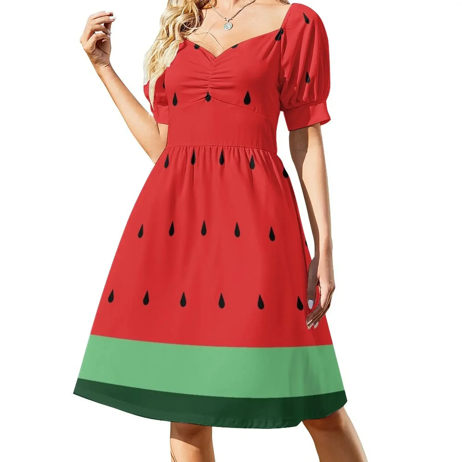 

Watermelon [Roufxis-Rb] Sleeveless Dress evening dresses ladies Women's summer dresses Dress