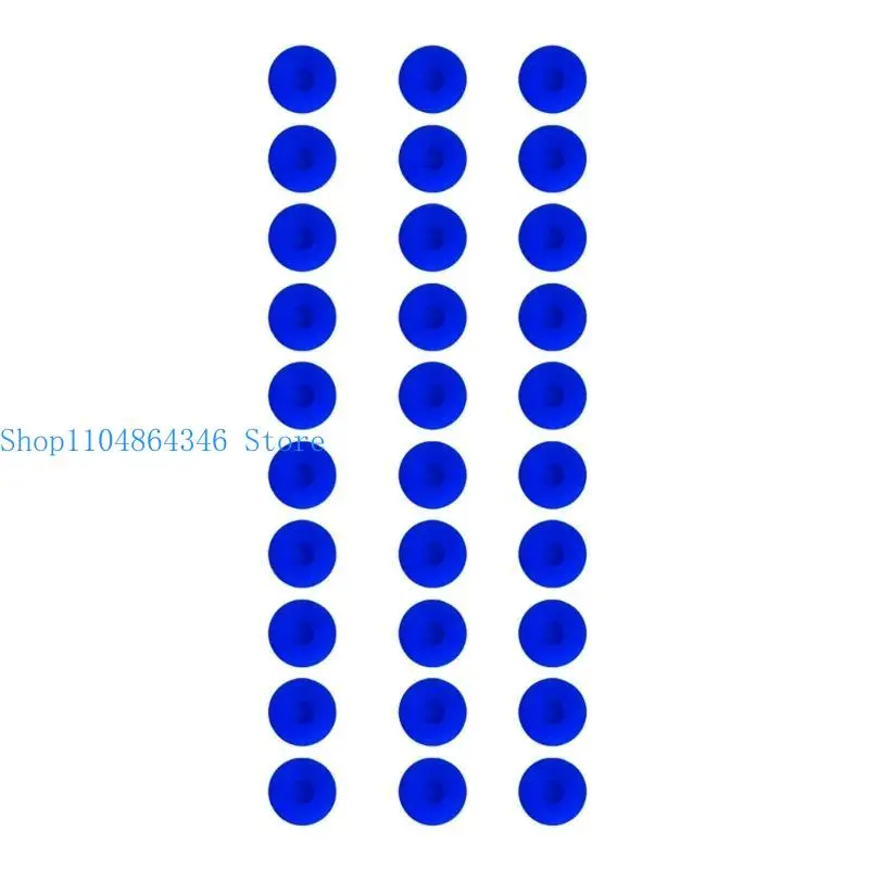 652F 30Pcs/set 15mm Headphone Filters Dustproof for Earphone Filter Earphone Protective Filters Sponge Ear Pad Cushion