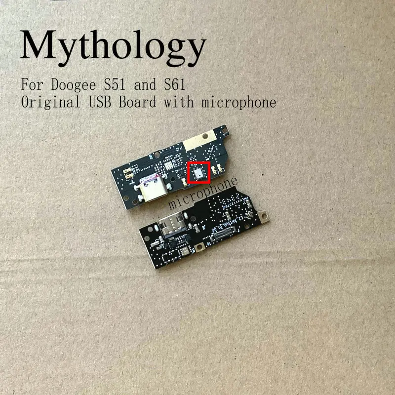 

Оригинальная USB-плата для Doogee S51 S61, разъем для зарядки и микрофона, запчасти для ремонта мобильных телефонов