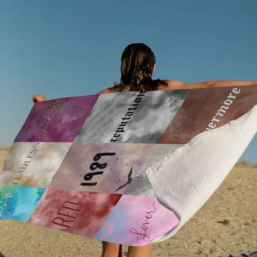 Vintage Pop Singer T-Taylor-Swift Microfiber Printed Beach Towel Mountain Climbing Yoga Beach Swimming Absorbent Soft Towel