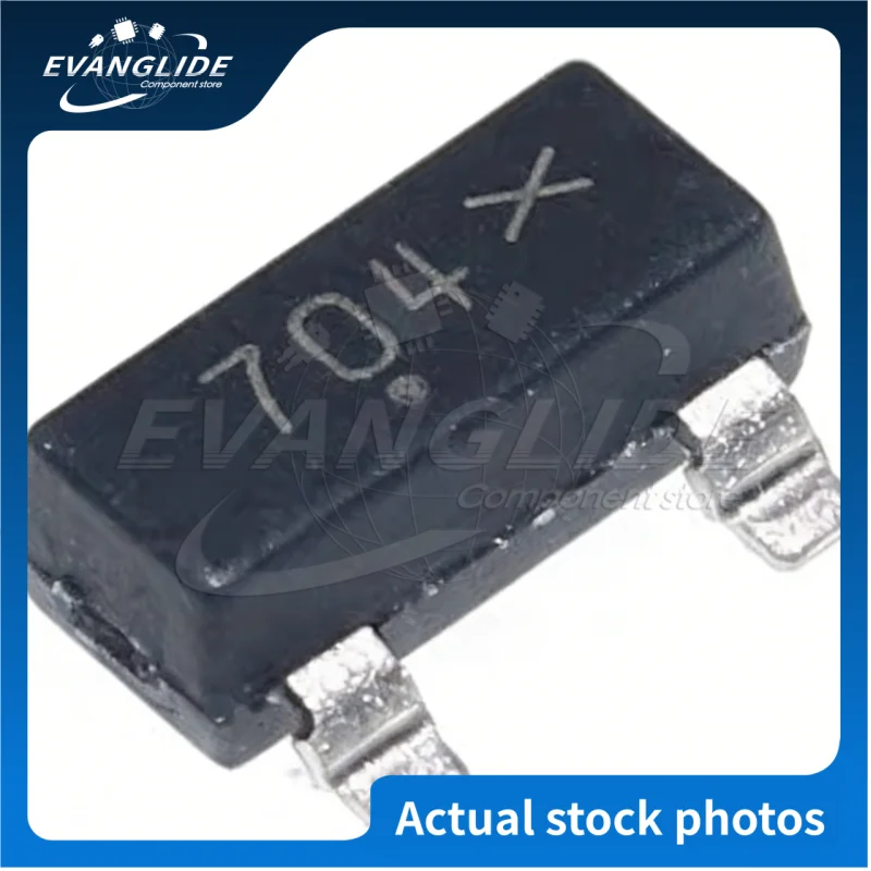 10-100 PCS/LOT Original & New 2N7002KT1G 704 SOT-23  (N-channel) MOSFET In Stock Wholesale Discount