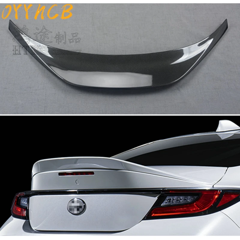 

For TOYOTA ZA86 GR86 For Subaru BRZ 2022 2023 2024 Real Carbon Fiber / FRP Spoiler REAR WING TRUNK LIP SPOILERS High Quality