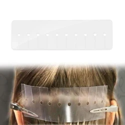 10Pcs Hair Extensions Heat Guards Glue Protector Templates Multi Hole Heat Spacers for Hair Extensions
