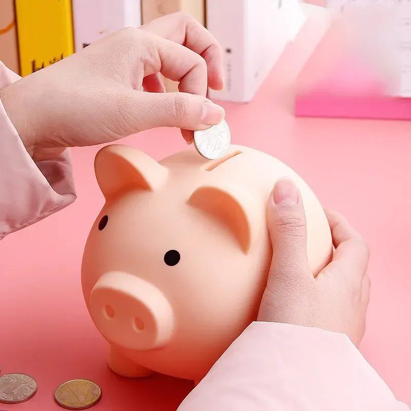 Cajas de dinero, hucha pequeña, juguetes para niños, cerdito, decoración del hogar, banco de almacenamiento, caja de ahorro de dinero
