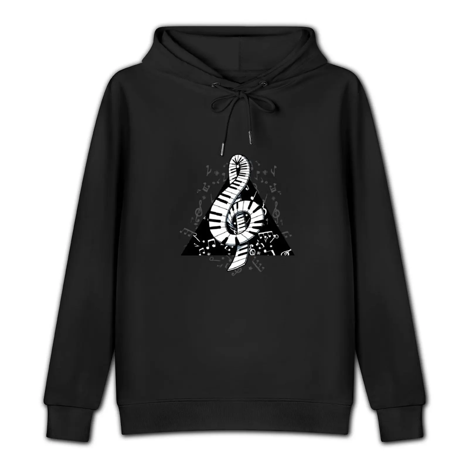 Piano Player Gift Product Piano Musicale Note Print Pullover Hoodie aesthetic clothing men's hoodies