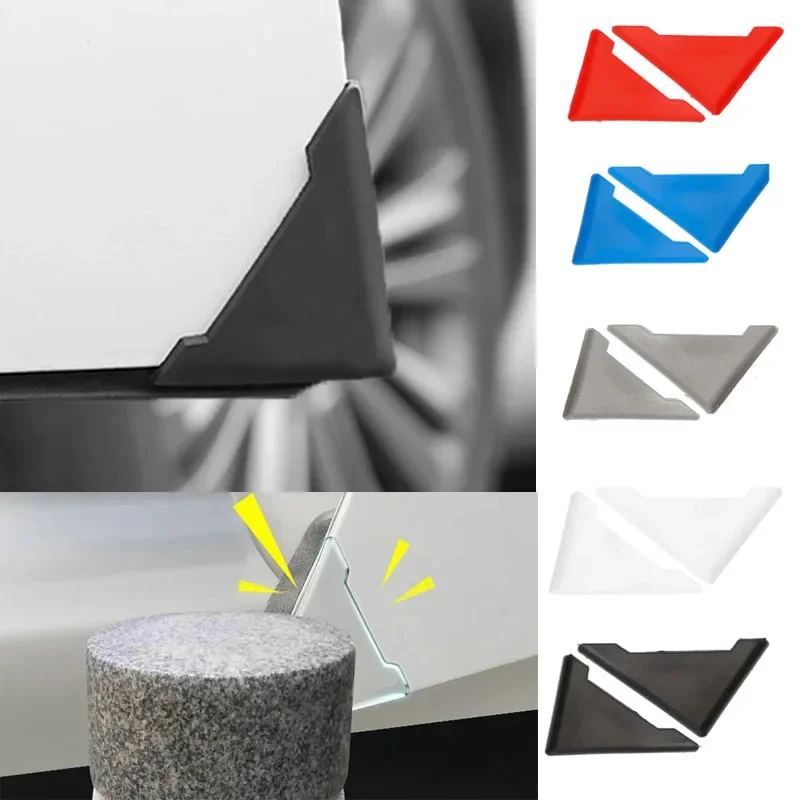 

Car Door Corner Protector Universal Edge Corner Anti-collision Covers Transparent Silicone Protectors Anti-Scratch Protection