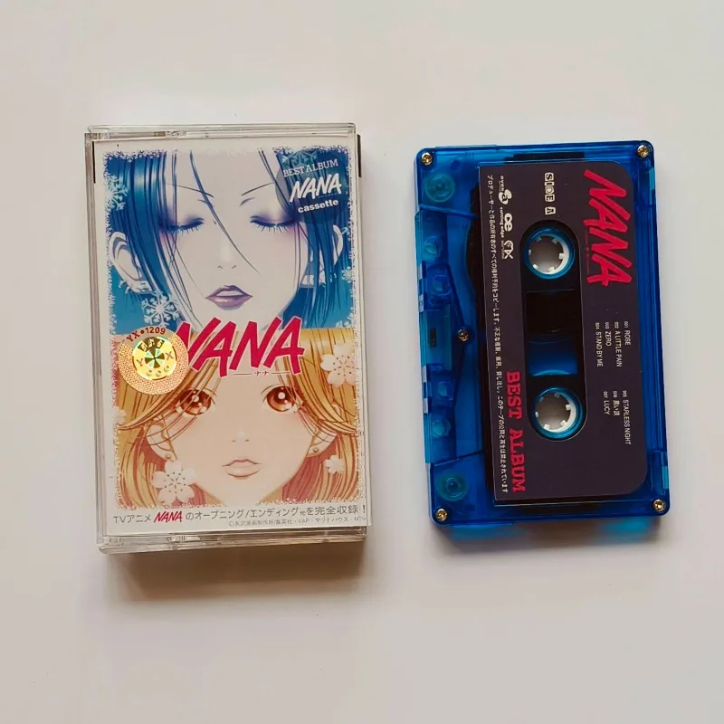NANA BEST Album Cassette Tape Blue and Purple Versions NANA707 Anime Soundtrack Cassette Tape Retro Merchandise