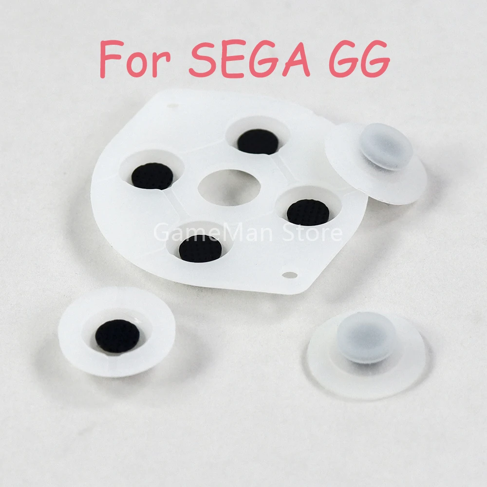 2sets/lot OEM High Quality Silicone Conductive Rubber Button Pads For Sega Came Gear Controller GG