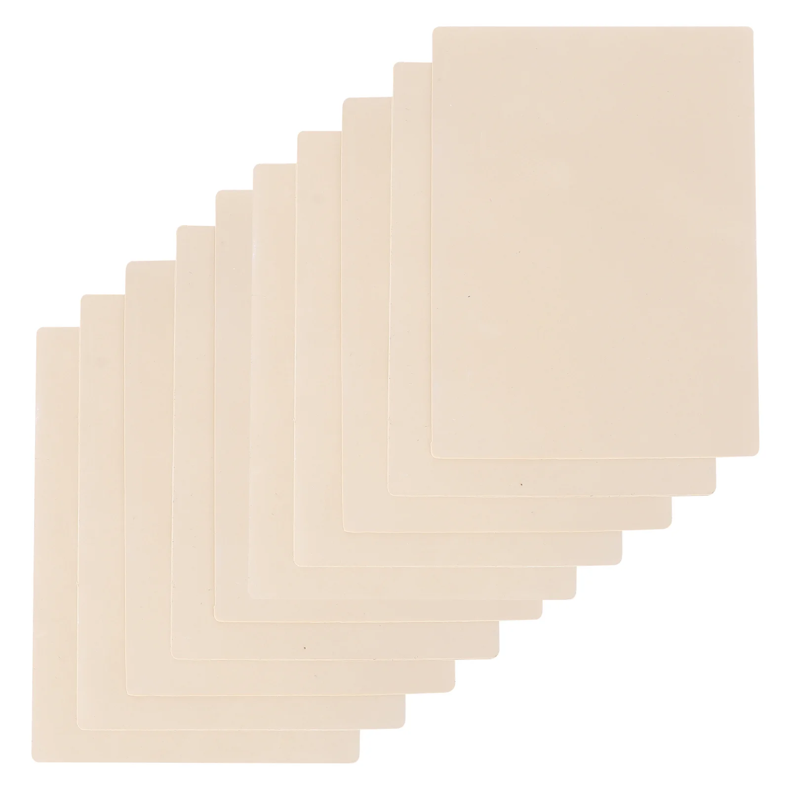

10Pcs Silicone Practice Skin for Tattooing Blank Sheets with Realistic Skin Feel Ductile Flexible Double-Sided Use Beginners