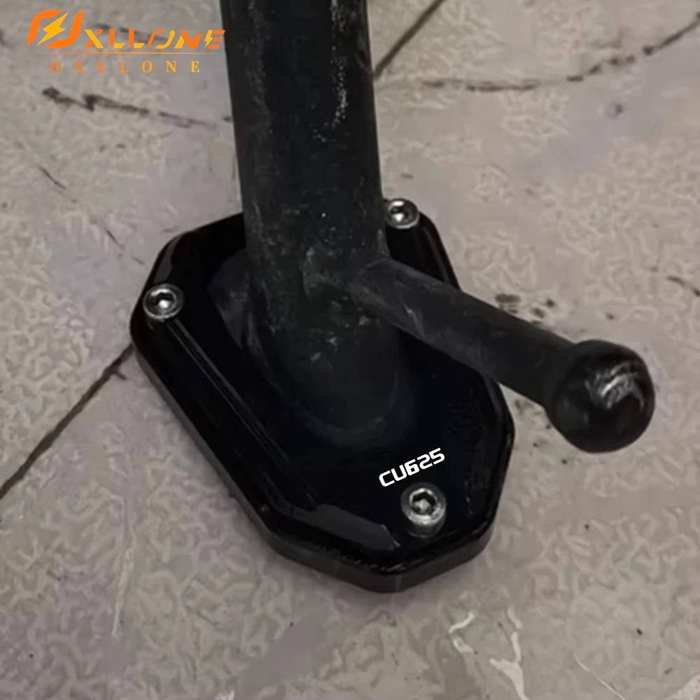 2026 CU 625 NEW Motorcycle For VOGE CU625 CU250 2025-2026 Side Stand Enlarged Plate Kickstand Foot Side Stand Enlarger Pad 2025