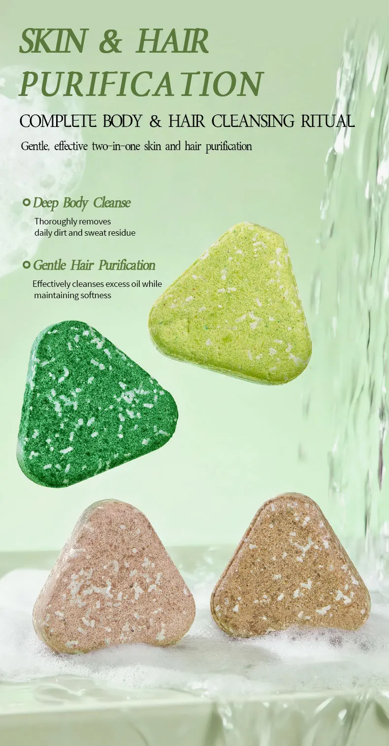 Rosemary Hair & Body Cleaning Soap Bar, Usmans Bart/Ingwer/Teebaum/Biota-Extraktion, festes Shampoo, Ölkontrolle, Schmutz entfernen – Detail 3