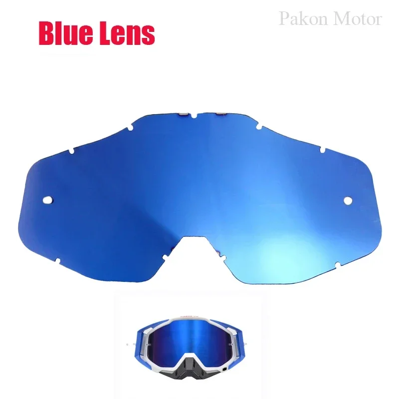 Motorcrossbril Vervangt 100 Lens Offroad Motorbril Motorbril Kleur Lens Bril Lensbril Lensaccessoires Spare Len