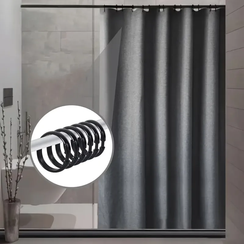 O-Shape Drapery Rings 29 pcs, Waterproof Rust Proof, Easy Snap-On Closure, for Moisture Environment, Multipurpose