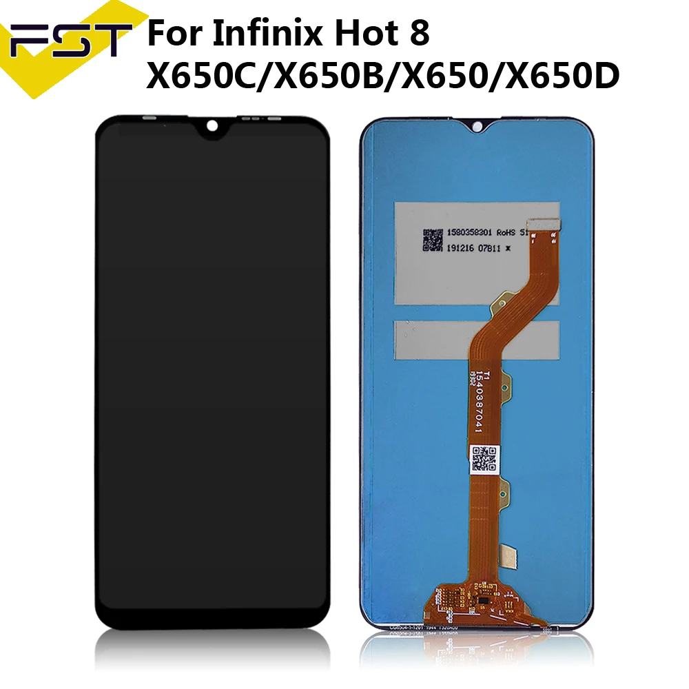 Display For Infinix Hot 8 X650C X650B X650D LCD Display Touch Screen Digitizer Assembly LCD For Infinix Hot 8 Lite X650 Display