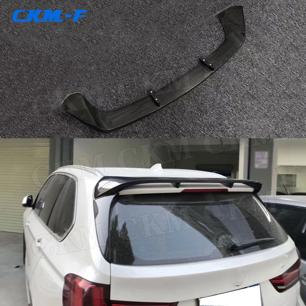 

Carbon Fiber / FRP Rear Spoiler LM Style Roof Top Wings For BMW X5 F15 2015-2018 Tail Exterior Decoration Car Styling