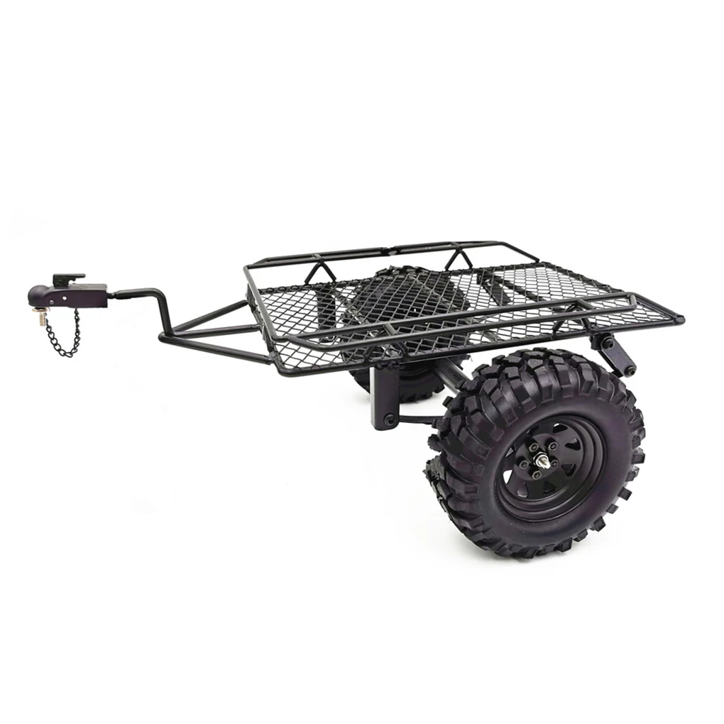 

RCGOFOLLOW Metal RC Trailer Hopper Frame Simulation For 1/10 Rock Crawler Truck Trail Trxs TRX-4 TRX4 Axial SCX10 RC4WD D90 CC01