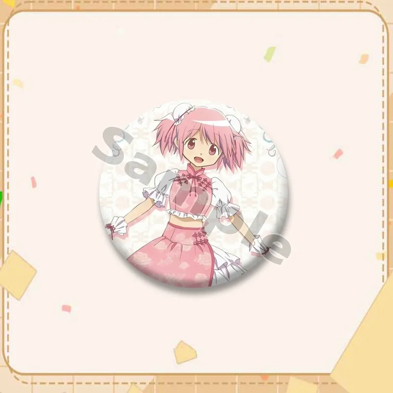 Niedliche Madoka Kaname Emaille-Pins Anime-Mädchen Cosplay Brosche Rucksack Kleidung Hut Deko Schmuck Cartoon-Charakter Abzeichen Geschenke für Freunde – Detail 12