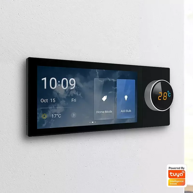 

2023 Android LCD touch screen smart home automation gateway panel with tuya APP control and alexa google home voice control