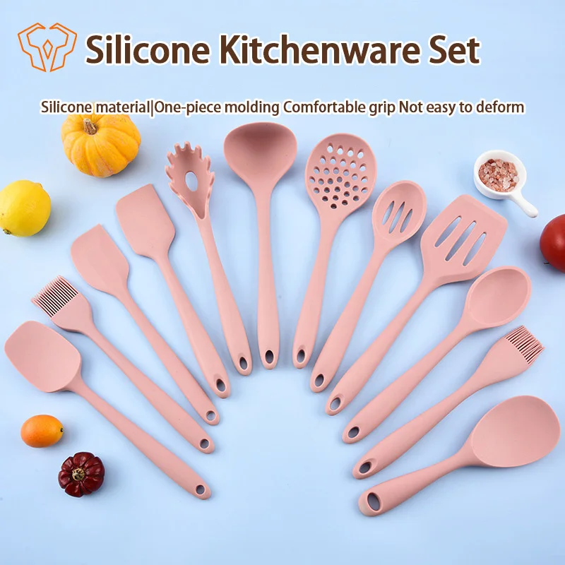 

Silicone Kitchen Accessories Cooking Spatula Spoon Supplies Home Cocina Kitchen Set Gadgets Tools