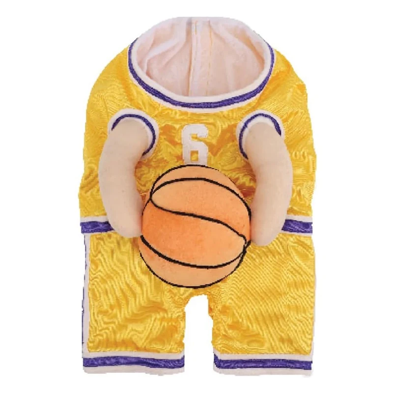 Creative New Style Dog Basketball Costume With Ball Jumper Jersey Sweater Clothes For Large Dogs Apparel Clothing Puppy Supplies