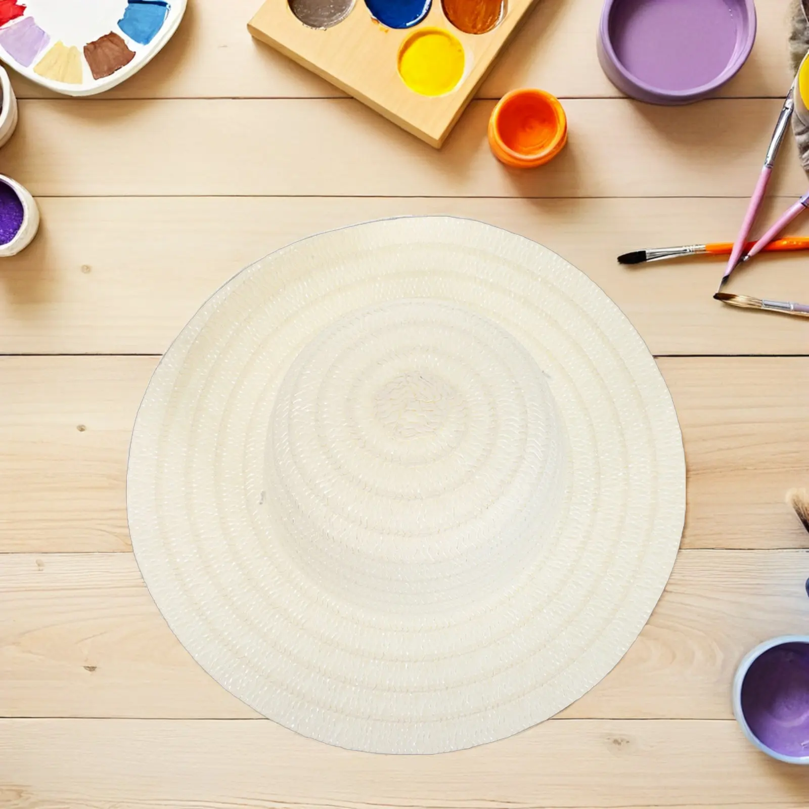 

Набор из 12 однотонных китайских/японских солнцезащитных шляп с широкими полями для детей и взрослых, для росписи, граффити, творчества, пляжа, фермы