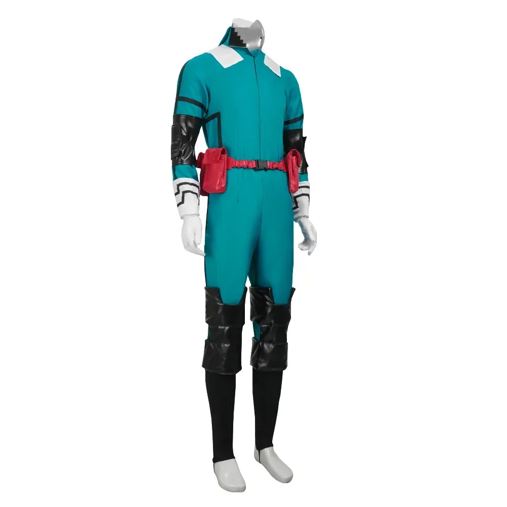 Meu herói academia izuku midoriya cosplay traje boku nenhum herói academia deku terno de rebatidas uniformes masculinos verdes trajes cosplay