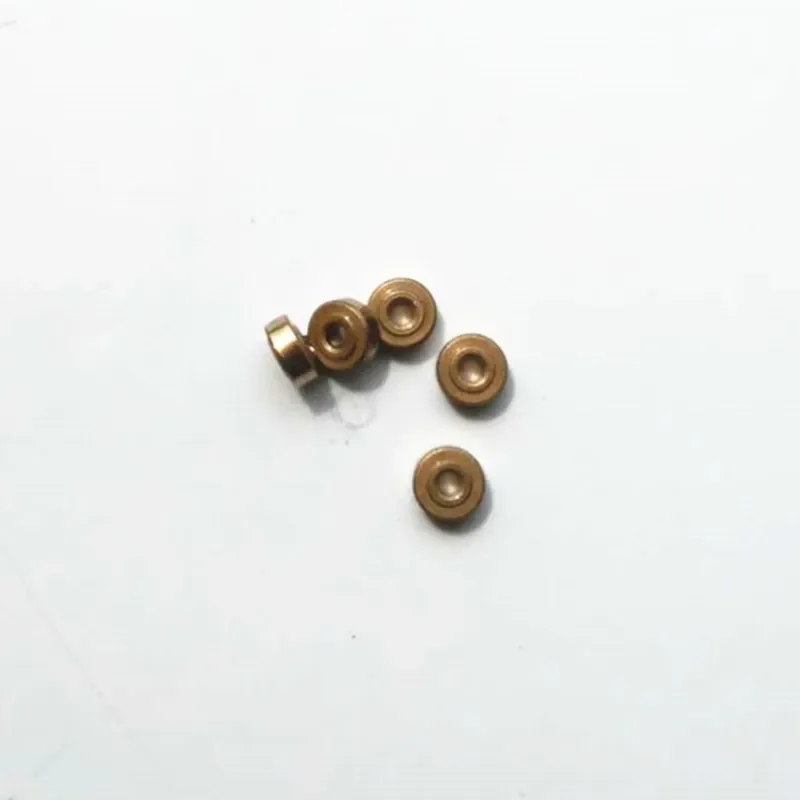 10pcs/lot Copper Base Small Bearing Inner Diameter 3mm Outer Diameter 9mm Thickness 4mm Powder Metallurgy Oil Copper Sleeve gear